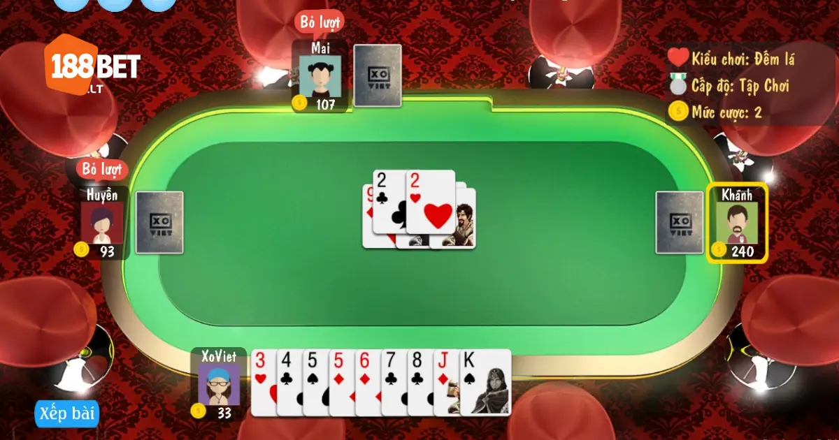 Cách xếp bài & quy tắc chặn bài trong Tiến Lên